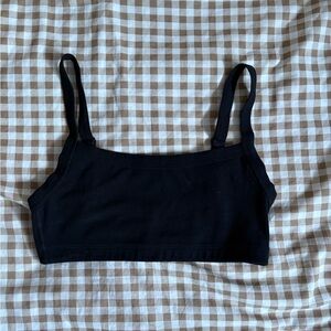 TNA Black Tumbler Bra Top